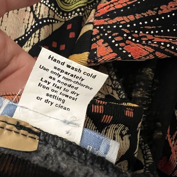 Half Moon Bay Cardigan Womenx 2X Multicolor Tropical Floral Print Slinky Art - Picture 7 of 10